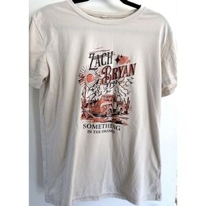 Zach Bryan Something‎ In The Orange Shirt Unisex Large Concert